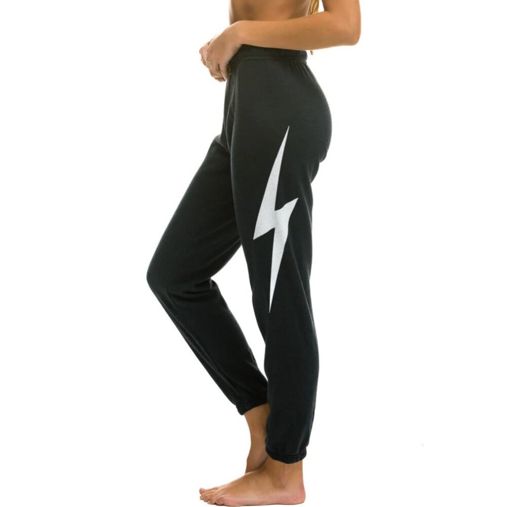 AVIATOR NATION BOLT SWEATPANTS - CHARCOAL SMALL